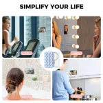 AhaStyle CY202 Suction Cup Magnetic Phone Holder Silicone Adhesive Mirror Sticker - Image 7