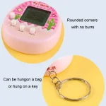 Electronic Pet Game Toy Feed Genie Nostalgic Virtual Cyber Digital Game Keychain Toy For Kids, Cactus (Pink), Cactus (Green), Cactus (White), Chick (Pink), Chick (Blue), Chick (Purple) - Image 8