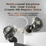 3.5mm Mobile Phone Earphones Sports In-Ear Pluggable Stage Earphone, QKZ HBB With Microphone, QKZ HBB Standard - Image 2