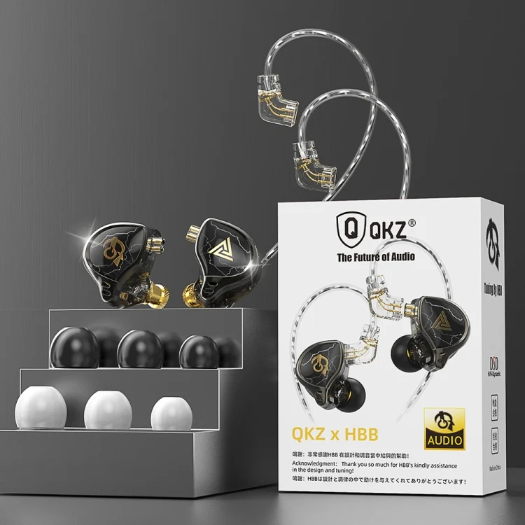 TBD06055309_B11.webp 3.5mm Mobile Phone Earphones Sports In-Ear Pluggable Stage Earphone, QKZ HBB With Microphone, QKZ HBB Standard - Image 12