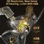 3.5mm Mobile Phone Earphones Sports In-Ear Pluggable Stage Earphone, QKZ HBB With Microphone, QKZ HBB Standard - Image 6