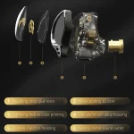 3.5mm Mobile Phone Earphones Sports In-Ear Pluggable Stage Earphone, QKZ HBB With Microphone, QKZ HBB Standard - Image 10