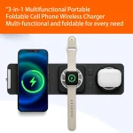 3-In-1 Magsafe Folding Wireless Charger Portable Wireless Fast Charging - Image 4