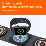 3-In-1 Magsafe Folding Wireless Charger Portable Wireless Fast Charging - Image 5