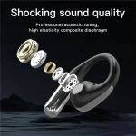 Wireless Bluetooth Earbuds with Ear Hooks OWS Open-Ear Noise-Canceling Headset - Image 6