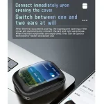 IB G9 Slider Bluetooth Earbuds With Smart Touch-Control Color Screen Supports APP And Multiple Languages - Image 11