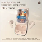 IB G9 Slider Bluetooth Earbuds With Smart Touch-Control Color Screen Supports APP And Multiple Languages - Image 3