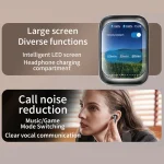 IB G9 Slider Bluetooth Earbuds With Smart Touch-Control Color Screen Supports APP And Multiple Languages - Image 5