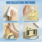 Shower Phone Holder Waterproof Rotatable Suction Cup Wall Mount Phone Case - Image 7