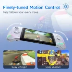 EasySMX S15 For Switch Wireless RGB Controller Split Joypad 6 Axis Gyroscop, Mechanical Hall Effect, S15 - Image 5