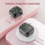 For Airpods 1 / 2 AhaStyle PT119 Wireless Earphone Split Electroplated Protective Case - Image 5