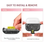 For AirPods Pro AhaStyle PT119 Wireless Earphone Split Hard Shell Protective Case - Image 8