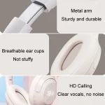 Inphic H1S Bluetooth Wireless Headphones Headset FM Listening Exam Hi-Res Audio Earphones, Inphic H1S (Khaki) - Image 12