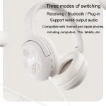 Inphic H1S Bluetooth Wireless Headphones Headset FM Listening Exam Hi-Res Audio Earphones, Inphic H1S (Khaki) - Image 3