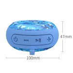 Cyboris IPX7 Waterproof Mini TWS Interconnected Water Floating Bluetooth Speaker - Image 3