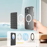 Magnetic Suction Mobile Phone Grip Hands-Free Silicone Cellphone Mount Stand - Image 3