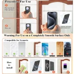 Magnetic Suction Mobile Phone Grip Hands-Free Silicone Cellphone Mount Stand - Image 8