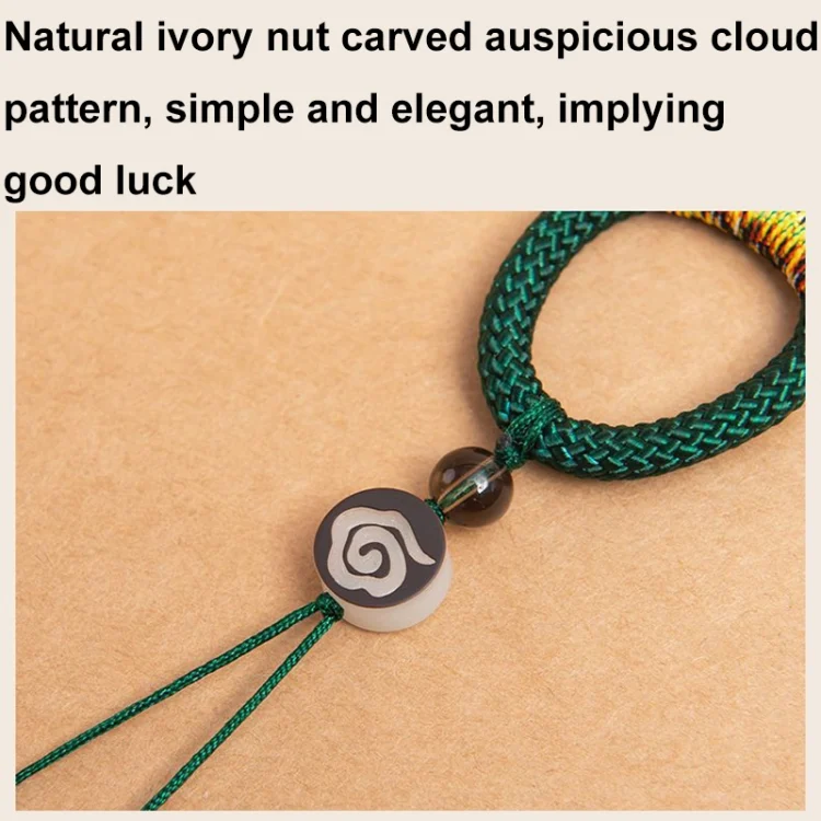 TBD06056061_B4.webp Hand-Woven Ancient Style Ring Buckle Mobile Phone Lanyard U Disk Lanyard Car Key Pendant - Image 5