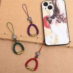 Hand-Woven Ancient Style Ring Buckle Mobile Phone Lanyard U Disk Lanyard Car Key Pendant - Image 8