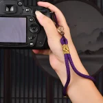 Carved Auspicious Cloud Hand-Woven Mobile Phone Anti-Lost Wrist Lanyard Key Pendant - Image 4
