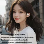 Bone Conduction Wireless Noise Reduction On-Ear Bluetooth Earphones - Image 14