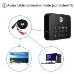 BW107 Bluetooth Adapter One To Three Audio Receiver Transmitter - Image 3