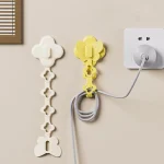 Kitchen Storage Cable Winder Power Cord Hanging Plug Hook Holder Electrical Appliance Cable Raiser Clip - Image 2