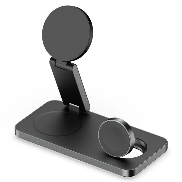 T8 3 In 1 Folding Magnetic Wireless Charging Dock For Apple Watch / iPhone / AirPods