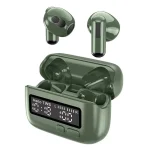BPG Portable Wireless Bluetooth Earphones Unique Retro Trendy Digital Display Clock Noise Canceling Earphones