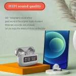 BPG Portable Wireless Bluetooth Earphones Unique Retro Trendy Digital Display Clock Noise Canceling Earphones - Image 11