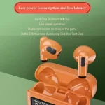 BPG Portable Wireless Bluetooth Earphones Unique Retro Trendy Digital Display Clock Noise Canceling Earphones - Image 12