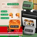 BPG Portable Wireless Bluetooth Earphones Unique Retro Trendy Digital Display Clock Noise Canceling Earphones - Image 4