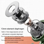 BPG Portable Wireless Bluetooth Earphones Unique Retro Trendy Digital Display Clock Noise Canceling Earphones - Image 9