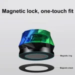 RK-C250 Portable RGB Atmosphere Light Magnetic Bluetooth Speaker with Wireless Charging Function - Image 7