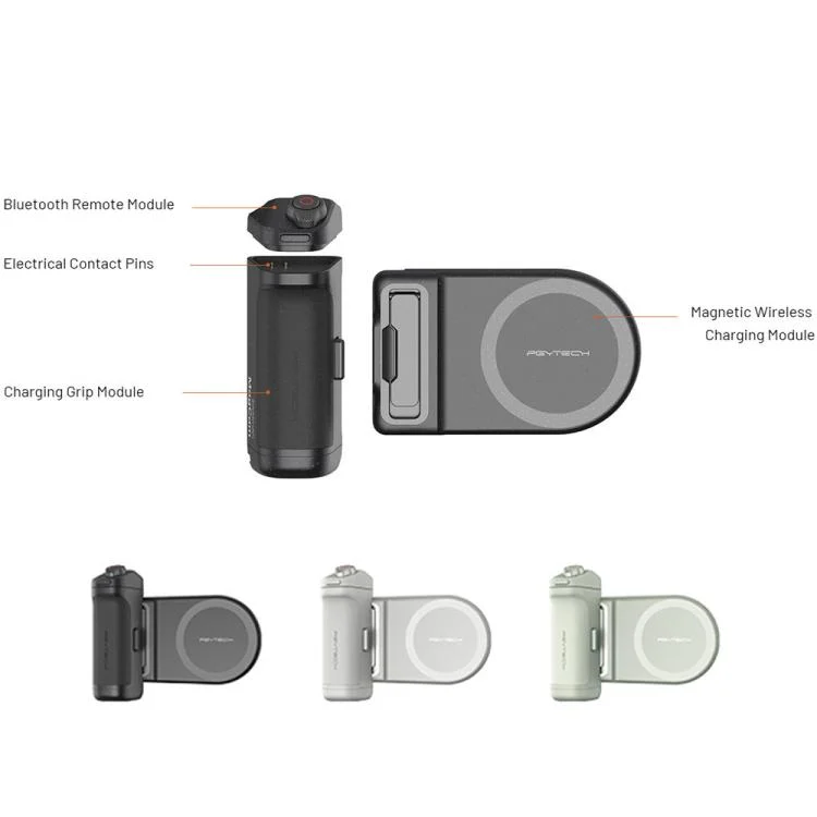 TBD06056980_B13.webp PGYTECH P-PG-005 MagCam Cell Phone Camera Handle Bluetooth Remote Control Camera Aid - Image 14