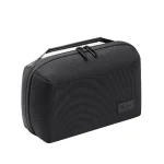 Business Trip Double Layer RPET Digital Cable Storage Bag Bluetooth Earphone Storage Organizer Handbag