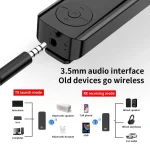 MX-M06 Clip-on Bluetooth 5.3 Audio Receiver and Transmitter Computer Audio Car Adapter - Image 5