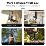 3 In 1 Cell Phone Holder Portable Desktop Fixed Bluetooth Remote Control Shooting Support Bracket, P1-HSS-01 Clip Version - Image 11