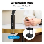 3 In 1 Cell Phone Holder Portable Desktop Fixed Bluetooth Remote Control Shooting Support Bracket, P1-HSS-01 Clip Version - Image 5