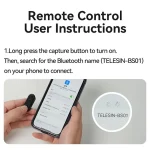 Remote Control Travel Photo Cell Phone Holder Desktop Fixed Lazy Magnetic Holder, P1-HSS-02 Magnet Version - Image 15