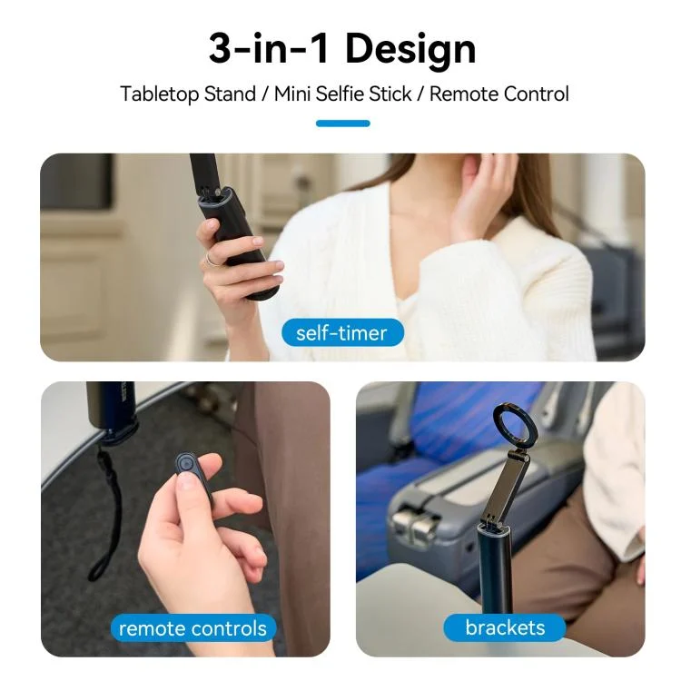 TBD06057297_B3.webp Remote Control Travel Photo Cell Phone Holder Desktop Fixed Lazy Magnetic Holder, P1-HSS-02 Magnet Version - Image 4