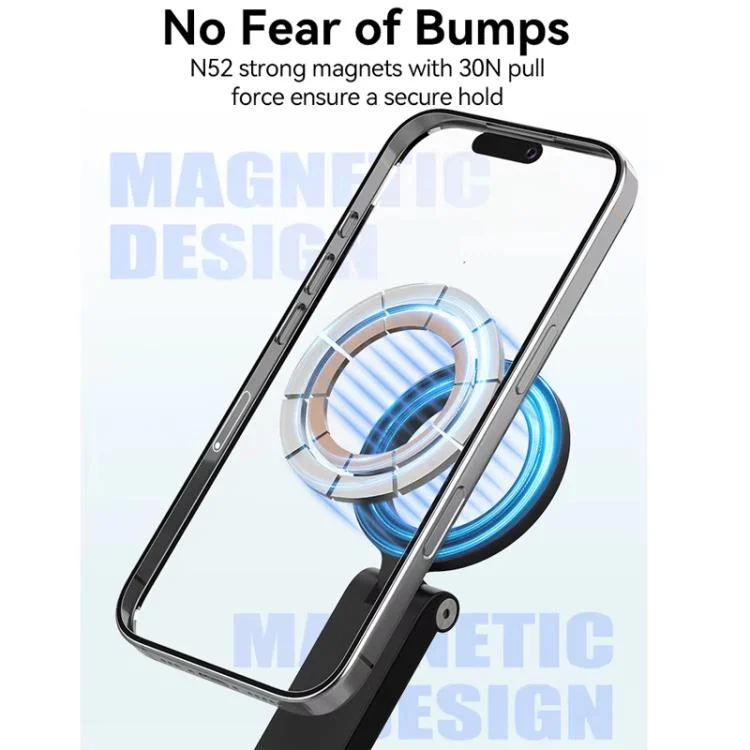 TBD06057297_B6.webp Remote Control Travel Photo Cell Phone Holder Desktop Fixed Lazy Magnetic Holder, P1-HSS-02 Magnet Version - Image 7