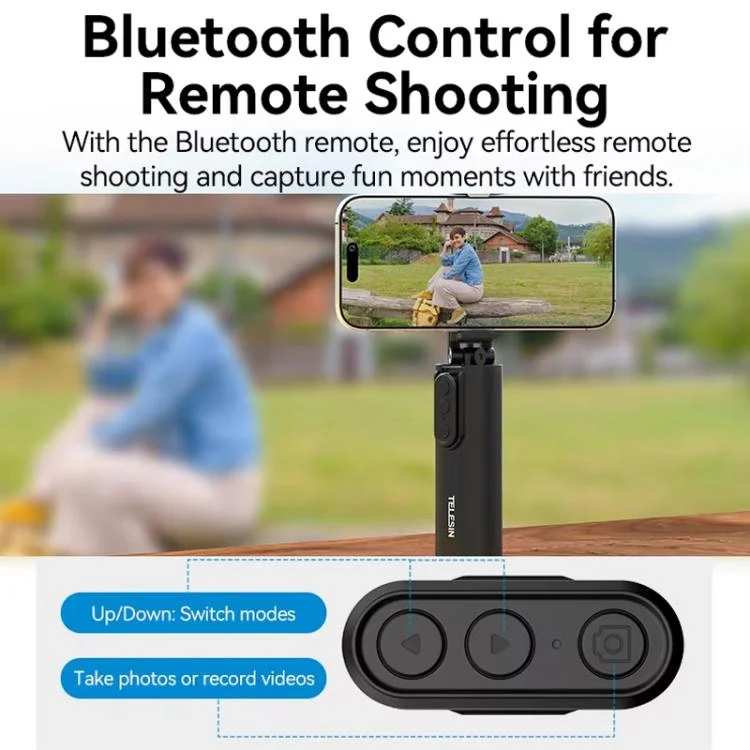 TBD06057297_B9.webp Remote Control Travel Photo Cell Phone Holder Desktop Fixed Lazy Magnetic Holder, P1-HSS-02 Magnet Version - Image 10