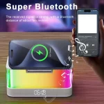R8 Cell Phone Earphone Watch 3 In 1 Multi-Function Wireless Magnetic Charger, R8 - Image 7