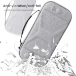 For Nintendo Switch 2 Game Console Storage Bag EVA Fabric Handbag, X-Pattern Gray, X-Pattern Black - Image 2