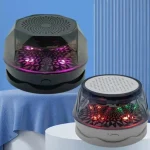 Mini Portable Wireless Magnetic RGB Atmosphere Light Bluetooth Speaker - Image 7