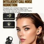 Smart ENC Noise Reduction Mini Bluetooth Earphones With Charging Compartment - Image 4