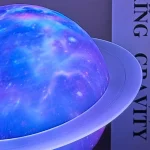 RGB Lighting Planet Shape Desktop Bluetooth Speaker Home 3D Subwoofer, Dream Star Rings, Saturn Rings - Image 7