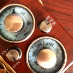 Retro Multifunctional Radio Bluetooth Speaker Handhled Audio Decoration Ornament, Wave Pattern, Horizontal Stripes, Woven Surface, Vertical Grid - Image 9