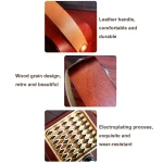 Retro Multifunctional Radio Bluetooth Speaker Handhled Audio Decoration Ornament, Wave Pattern, Horizontal Stripes, Woven Surface, Vertical Grid - Image 10